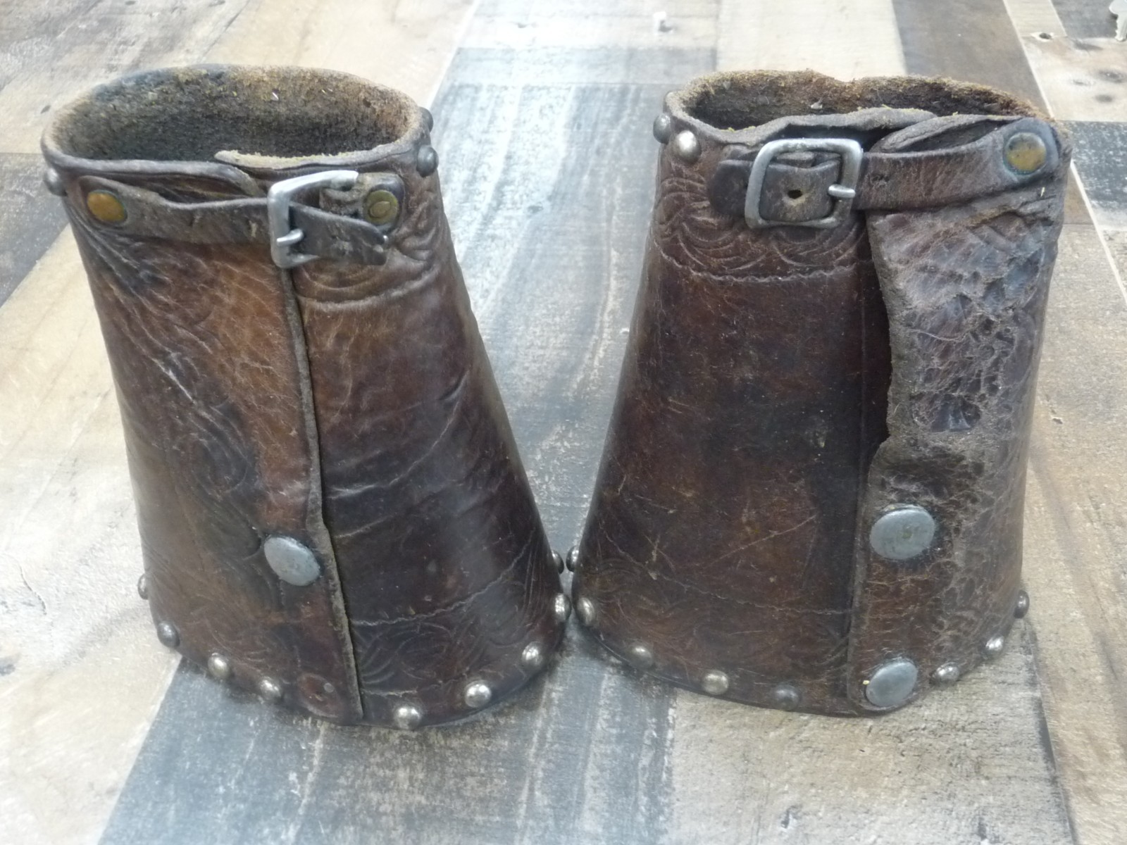 Antique H.H. Heiser Spotted Cowboy Cuffs