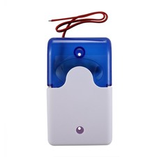 Wired Strobe Warning Siren Dc 12V Sound Alarm Flashing Light Sound Siren2680