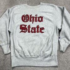 Vintage Ohio State Buckeyes Sweatshirt Large Champion Reverse Weave Old English