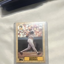 Topps 1987 Barry Bonds #320 Rookie Pittsburgh Pirates Baseball Card