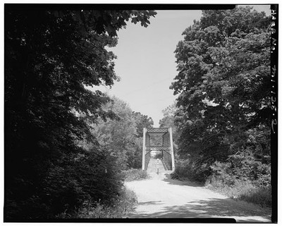 Jones Road Bridge,Spanning River,Eagle,Clinton County,Michigan,MI,HAER,1