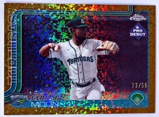 Bernard Moon 2025 Topps Pro Debut Gold Mini-Diamonds #PDC-124 /50
