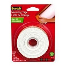 Scotch 1 in. W x 125 in. L Mounting Tape White