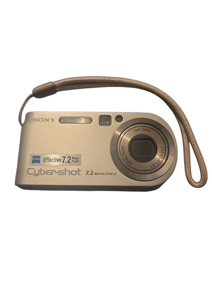 Sony Digital Camera Cybershot DSC-P200 7.2MP Silver Tested - Image 2 of 4