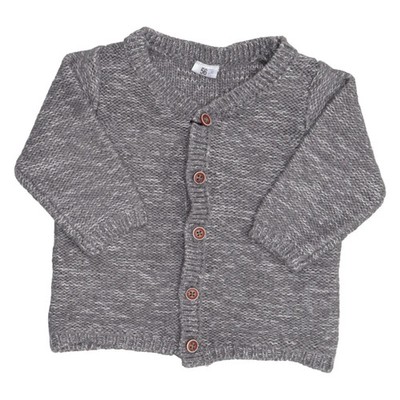Zeeman, Strickjacke, Unisex (Kinder), Größe: 56, Grau/Weiß #5CR