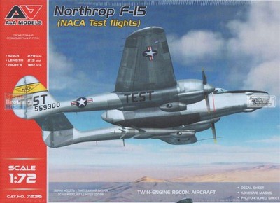 MDVAAM72036 1:72 Modelsvit A&A Models Northrop F-15 Reporter (NACA Test Flights)