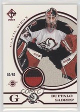 2003-04 Pacific Private Stock Reserve Red 2/50 Martin Biron #146 1t6