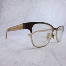 Coach HC5067 Eyeglasses Satin Brown Light Gold Cat Eye Frames 51-17-135 9234