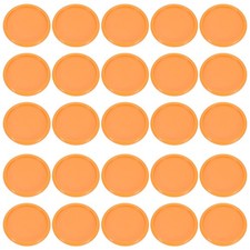 33 Pcs Discbound Expansion Discs, Orange Round Shape, 1-1/2" OD