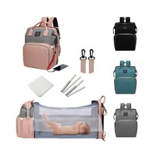 Baby Diaper Bags with Changing Station,Waterproof Diaper Bag Backpa... Fast Ship