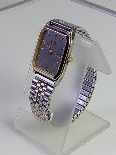 Vintage Citizen Men’s Dress Watch Quartz Octagon Gold Tone W/Day & Date - Picture 4 of 14