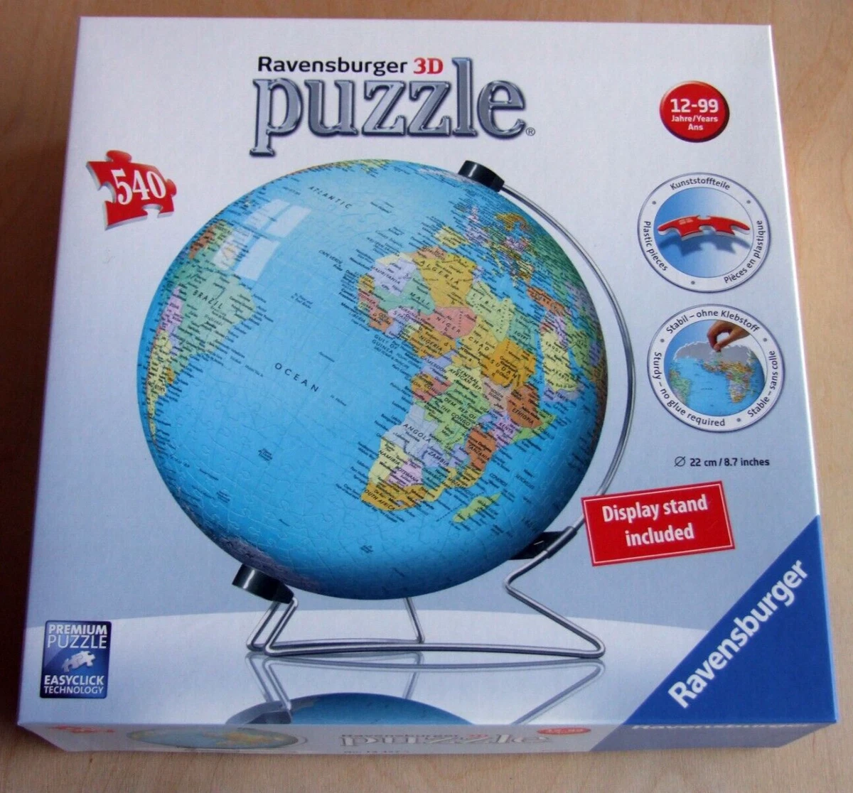 Ravensburger the earth 540 piece 3d jigsaw puzzle 2025