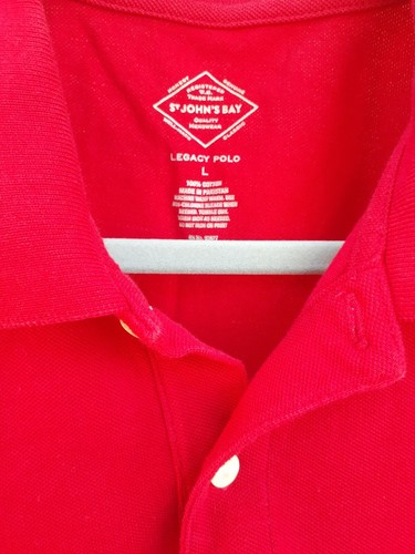 JCPENNY Red Employee Uniform Polo Shirt Retail Store JCP.com large Penney - 第 5/6 張圖片