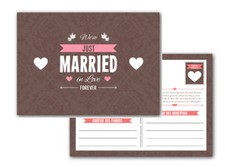 Wettflugkarten mit Hochzeitsmotiv Vintage Ballonflug Hochzeit Trauung Flugkarten