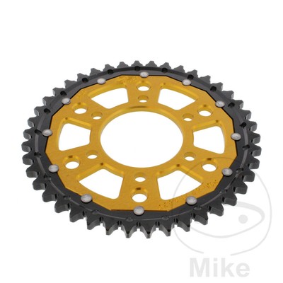 CORONA DUAL 42 DENTI PASSO 530 ORO ZF PER SUZUKI 550 GSX ES 1983-1987