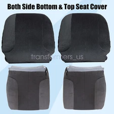 For 2003 2004 Dodge Ram 2500 3500 Driver & Passenger Seat Cover Dark Gray