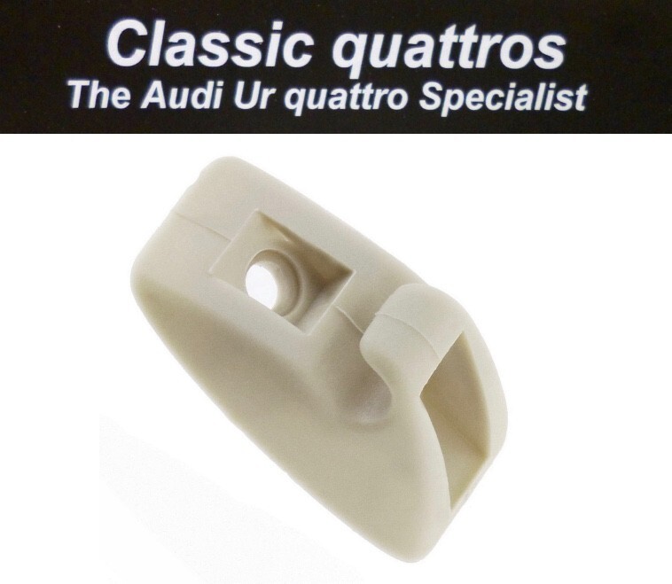 NEW BEIGE SUN VISOR CLIP AUDI UR QUATTRO TURBO-COUPE-50-80-90-100 