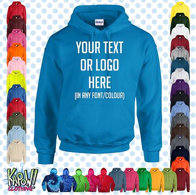 Custom Personalised Men's Printed HOODIE Name Funny Work - Main Image