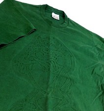 Vtg 1994 Looney Tunes Tazmanian Devil Green T Shirt Taz Sz M USA Raised Graphics