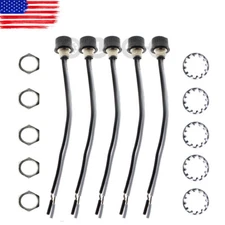 5PCS Black Rotary Stye On/Off Canopy Wire Zing Ear Switch Metal Base CP.QM.827