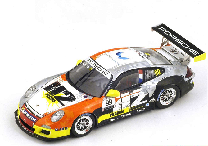 SPARK SF072 Porsche 997 GT3 Cup H2 Pharma nº99 Vainqueur Carrera Cup Ricard 2013
