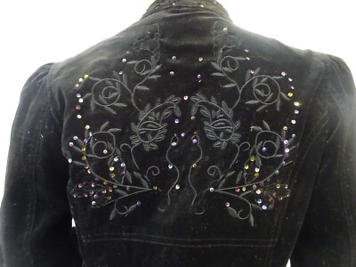 Designers For Debenhams MATTHEW WILLIAMSON Embellished Velvet Jacket - Size 8