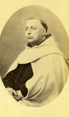 Père Hyacinthe Loyson Frankreich Second Empire altes CDV Foto Pierre Petit 1865