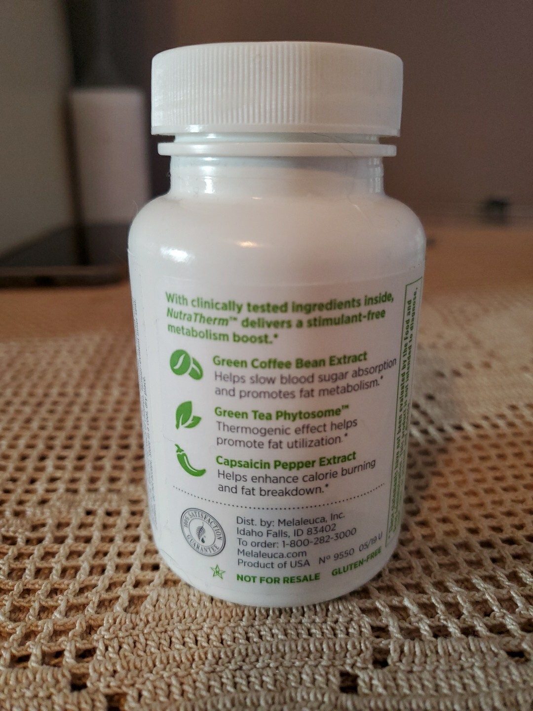 Melaleuca NutraTherm StimulantFree Fat Burner Get a Naturally