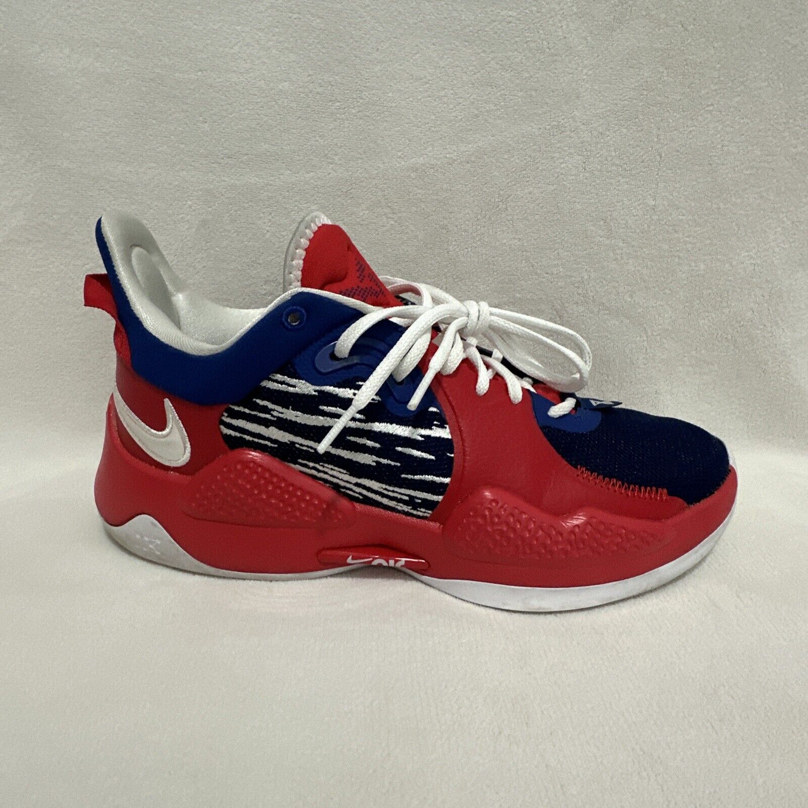 Paul George PG 5 Nike By You Red White Blue USA M… - image 8