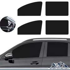 4PCS Magnetic Car Window Shades Front Rear Sunshade Curtain Side Privacy Covers