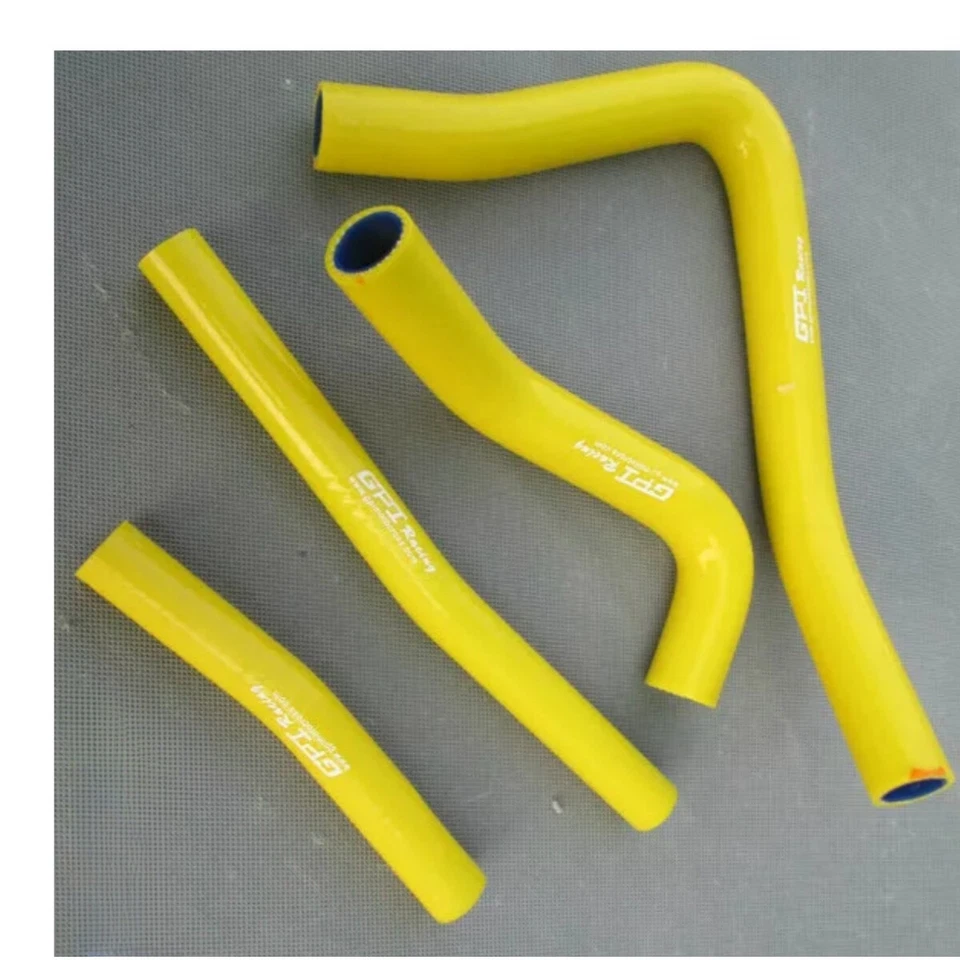 Комплект силиконового шланга радиатора для Suzuki RM250 RM 250 1996-2000 1997 1998 99 ЖЕЛТЫЙ - Изображение 2 из 4