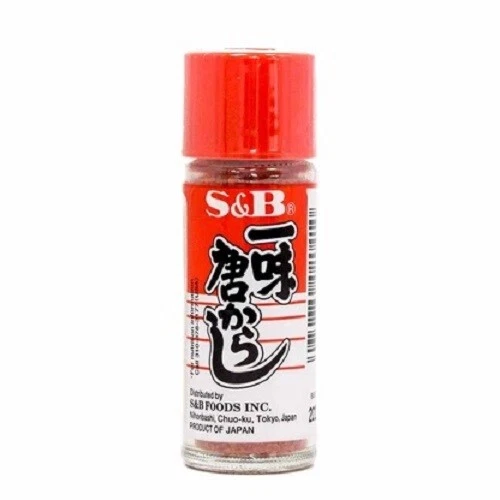 Japanese S&B Ichimi Togarashi Spice Red Chili Pepper 0.52 oz Product of Japan