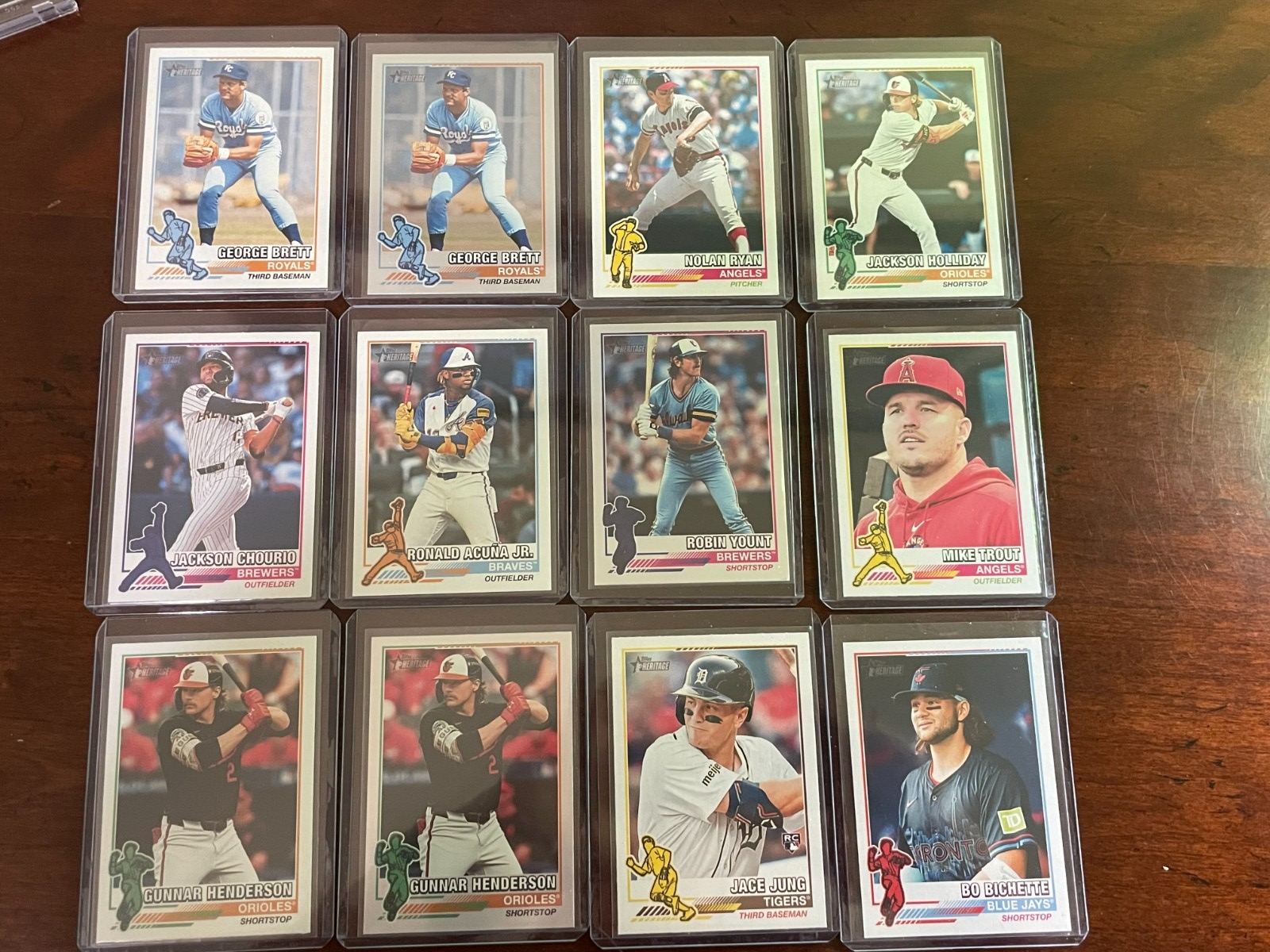 2025 Topps Heritage 1976 Redefined Inserts – Base & Holographic Cards