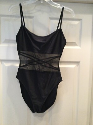 Anne Cole Collection Ladies Swimsuit - Black w/Netting - Sz. 12 (US Only)
