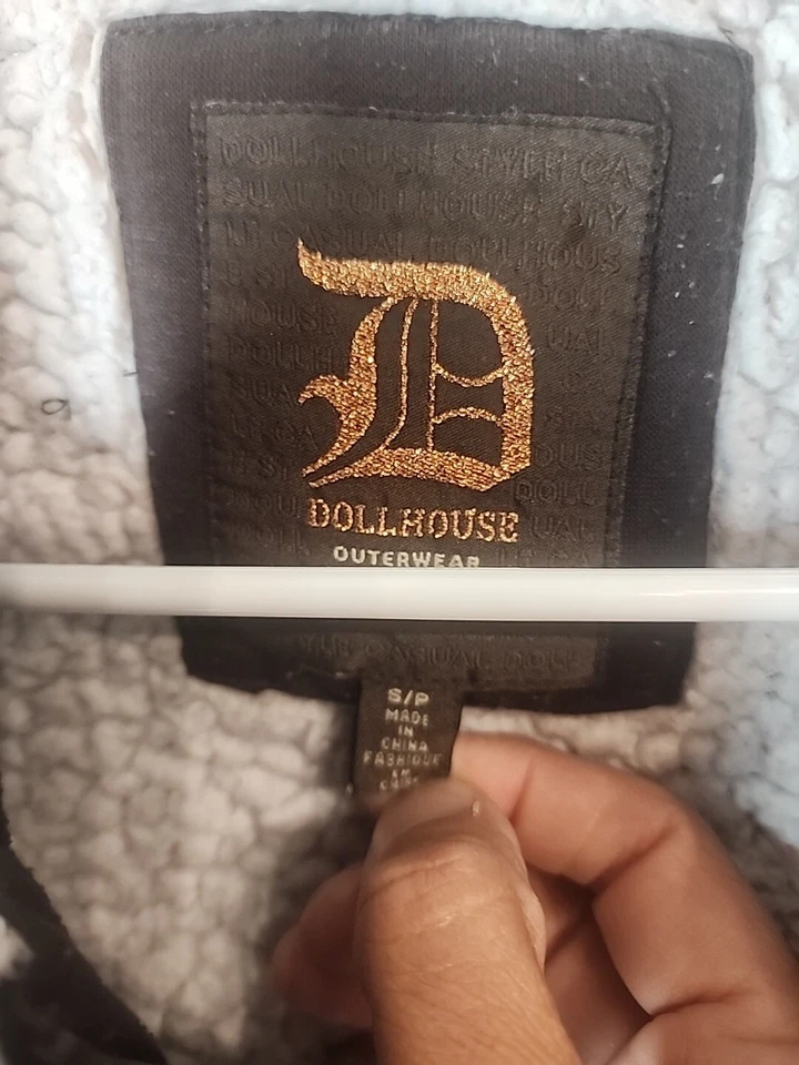 Dollhouse  Girls Brownz Full Zip Coat Size Small - Image 2 of 4