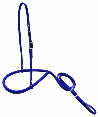 Barrel Rodeo Horse Blue Nylon Noseband Tie Down Strap Complete Tiedown Set Ebay
