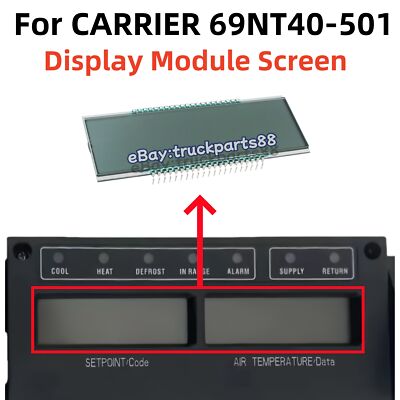 Screen For CARRIER 69NT40-501 Transicold Refrigerated Container Display Module