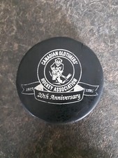 Vintage Canadian Oldtimers Hockey Association 20th Anniversary 75-95 Hockey Puck