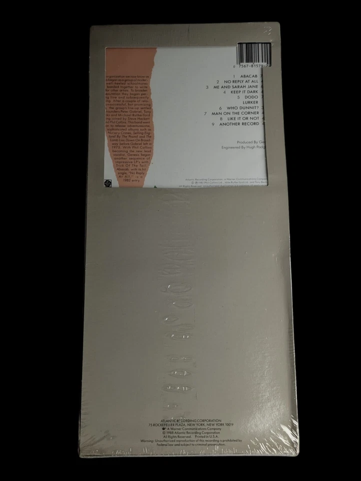 SEALED, Genesis – Abacab 7 19313-2, Audio CD, Longbox, US, 1988 - Image 2 of 4