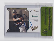 Ian Desmond 2006 Just Minors Rookie card #10 Beckett Authentic Autograph 