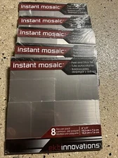 Instant Mosaic Metal Peel-and-Stick Wall 128Tiles,16 sq.ft.