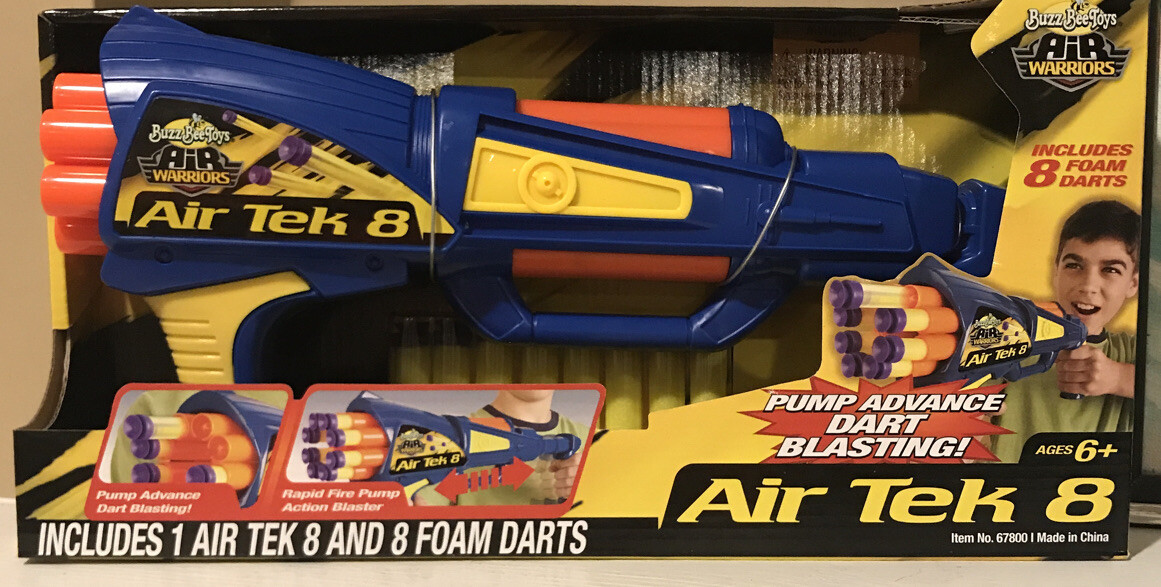 Buzz Bee Air Tek 8• Rapid Fire Tek•Pump Advance Dart Blasting