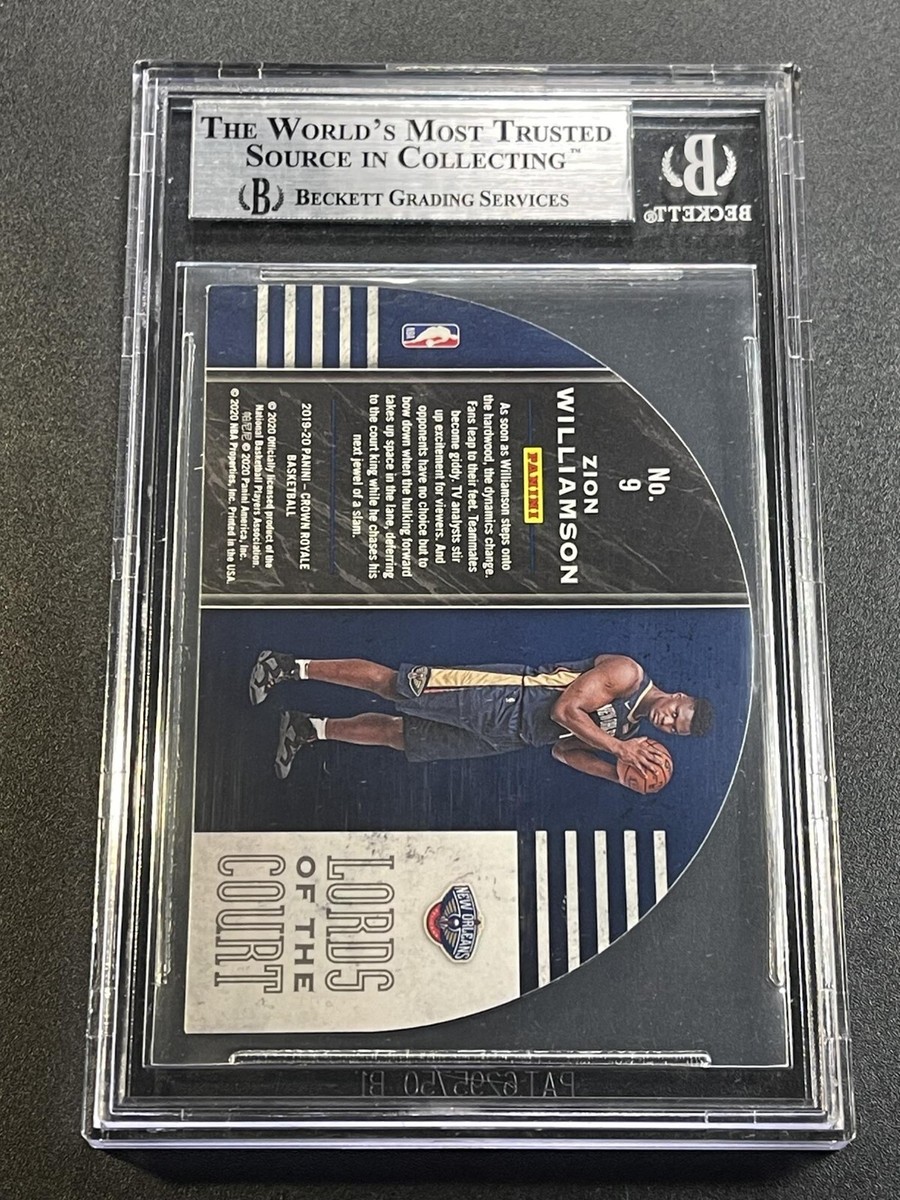 【25シリ RC】ZION WILLIAMSON CROWN E ZION WILLIAMSON 2019 CROWN ROYALE LORDS OF COURT D/C HOLO