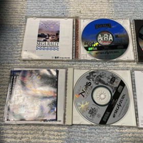 Sega Saturn Software set of 4 SS Game from Japan Used 118h