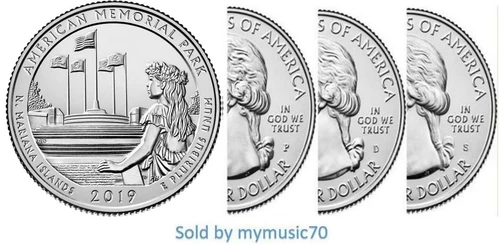 2019-P America the Beautiful Quarters — photo from another recent sale