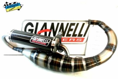 Auspuff Giannelli Shot V4 Piaggio NRG POWER DD KAT 2005-2011 1603V4 + ZÜNDKERZE 