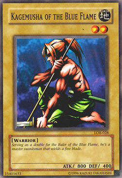Kagemusha of the Blue Flame (V.2) LOB-EN028 Common Englisch Light Played unl.