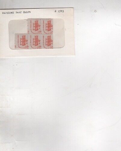US stamp EFO  1593 MNH 11c Early Printing Press  Misperf Error  efo book (bb10