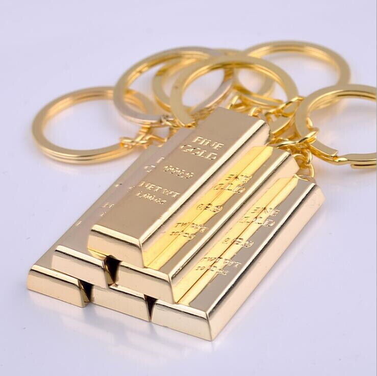 tayloredbycortes Rivet Keychain - Gold Key Ring Natural