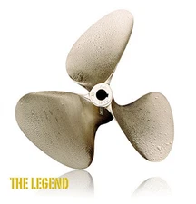 OJ 13 x 13 Inboard Propeller 3 Blade Legend Left Hand Nibral 1" Shaft #1021